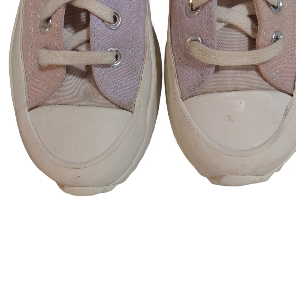 Converse Punk & Purple Women's High-Top Platform Sneakers Sz 8 Run Star Hike - Picture 4 of 12